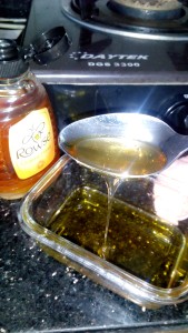 2 tablespoons of honey